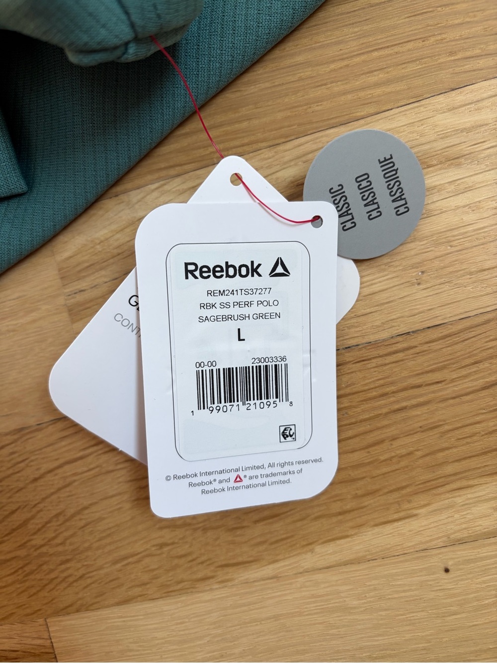 NWT Reebok Men’s Performance Polo - Picture 7 of 7